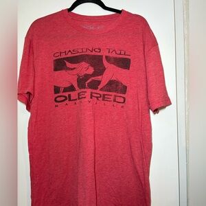 OLE RED Nashville Chasing Tail T shirt for Men